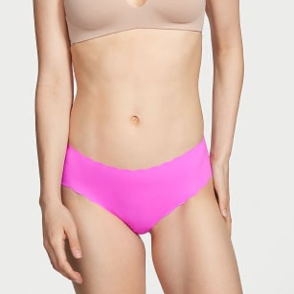 Victoria's Secret No Show Hiphugger Panty Electric Pink XL NEW - Picture 3 of 5